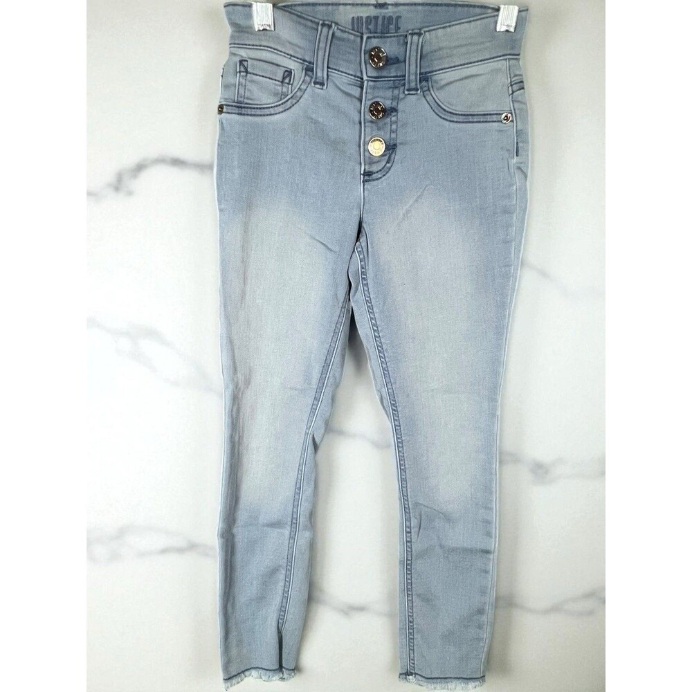 Justice Jean Girls 7 High Rise Leggings Blue Jeans